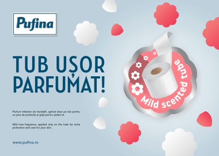 Hârtie Igienică Pufina Rose Garden 3 Straturi 140 Foi 8 Role / Set [5]