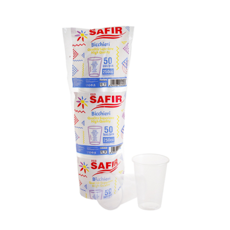 Pahare PP - Pahare 250 cc PP ECO Safir , transparente