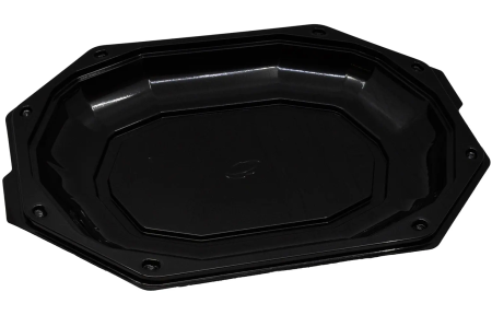 TOATE PRODUSELE - Platou negru oval 35 cm – 10 buc/set