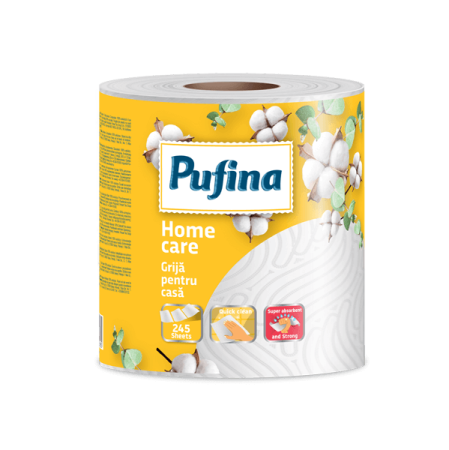 TOATE PRODUSELE - Prosop Bucatarie Pufina Home Care 2 Straturi 50m Monorola