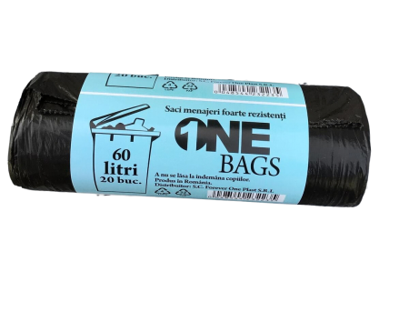 Saci Menajeri - Saci menajeri 60L 20 buc rola Forever One Plast