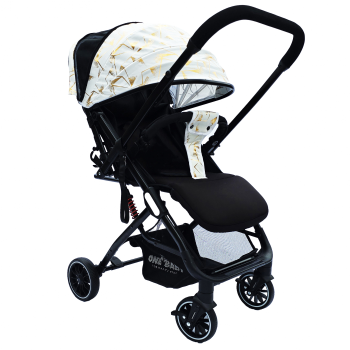 Carucior OneBaby Sport Alb/Negru [2]