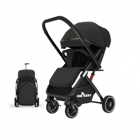 Carucioare Copii - Carucior OneBaby Sport Negru
