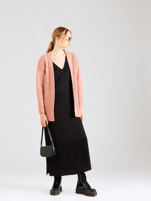 Cardigan roz tricotat [5]