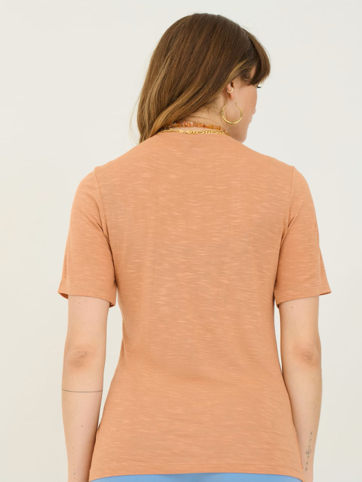 Tricou camel Lotte – About You x Sofia Tsakiridou | One Shop Brands [4]