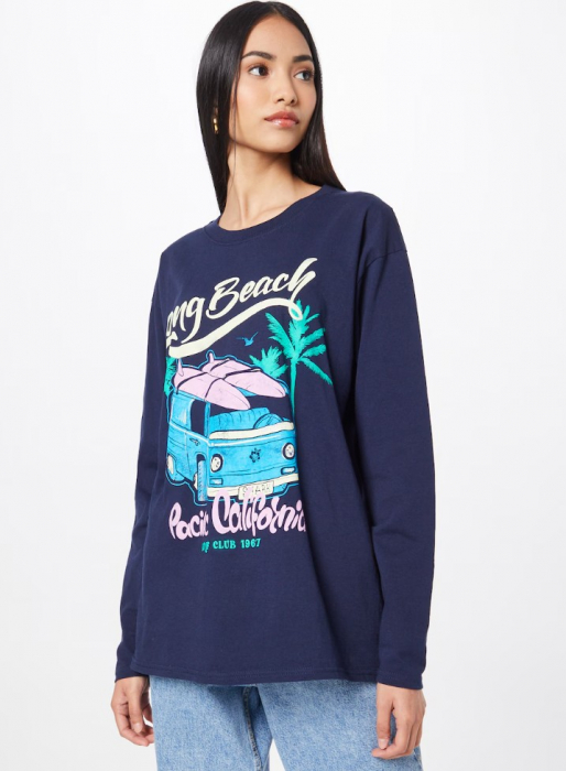 Tricou Long Beach Bleumarin [2]