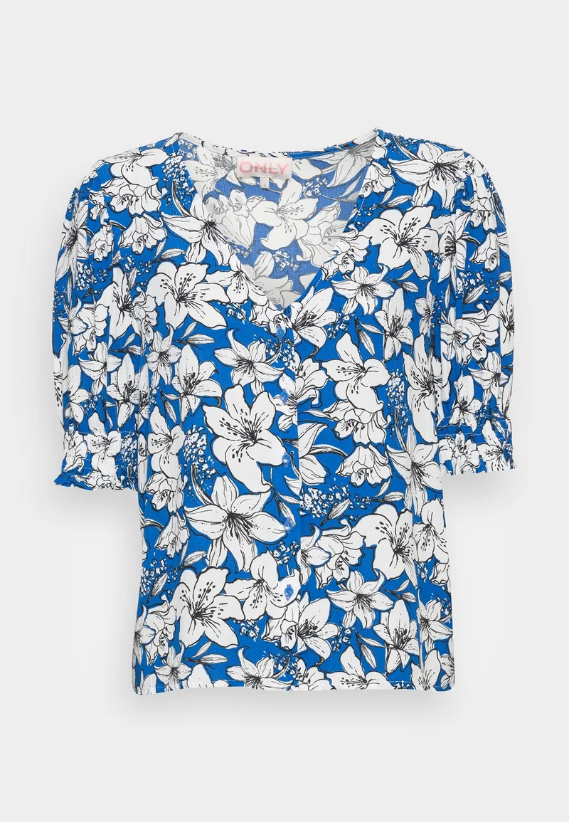 Bluză Damă Only Albă, Imprimeu Floral [4]
