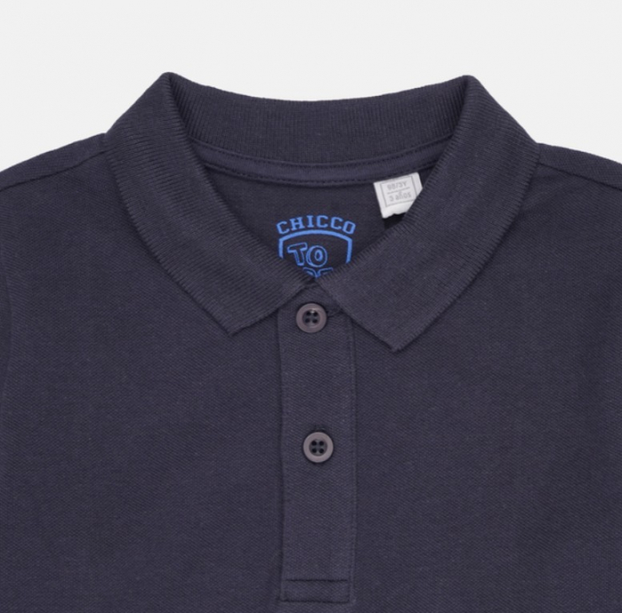 Bluză polo bleumarin băieți [3]