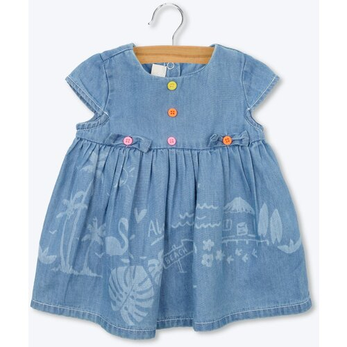 Rochie denim tropicală [2]