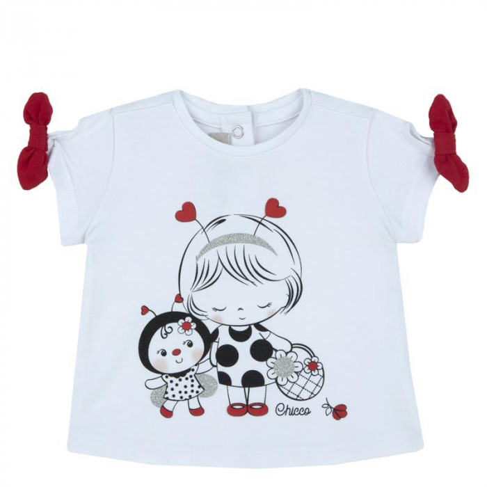 Tricou Alb Fetiță [1]