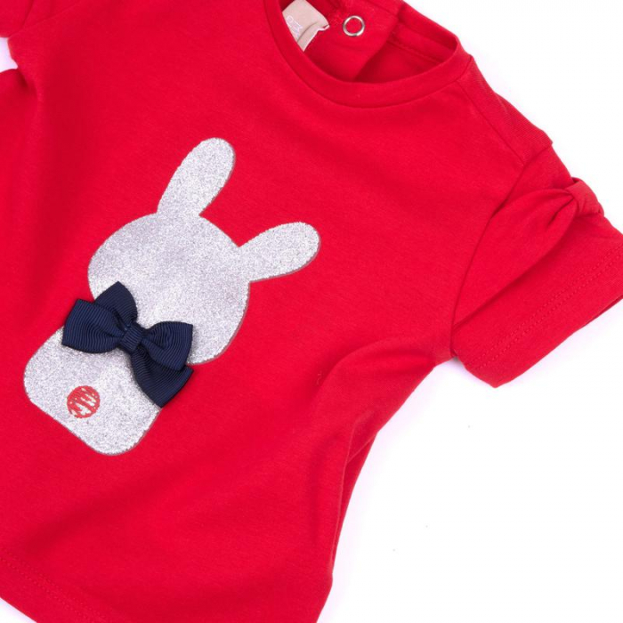 Tricou fetiță Chicco roșu [2]