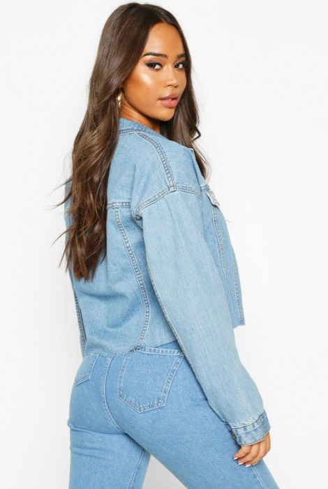 Jachetă scurtă din denim [3]