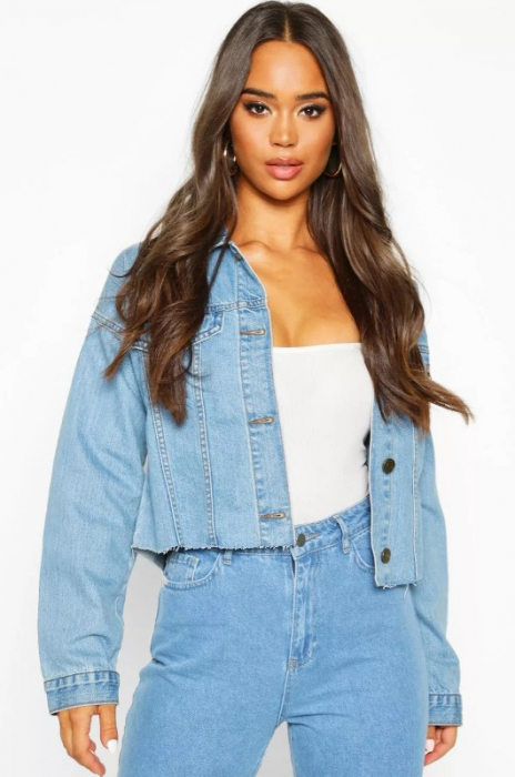 Jachetă scurtă din denim [2]