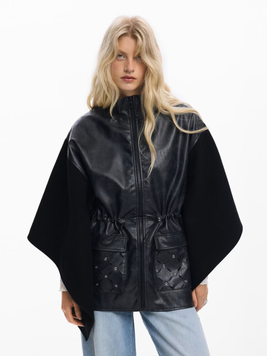 Poncho oversized Desigual [4]