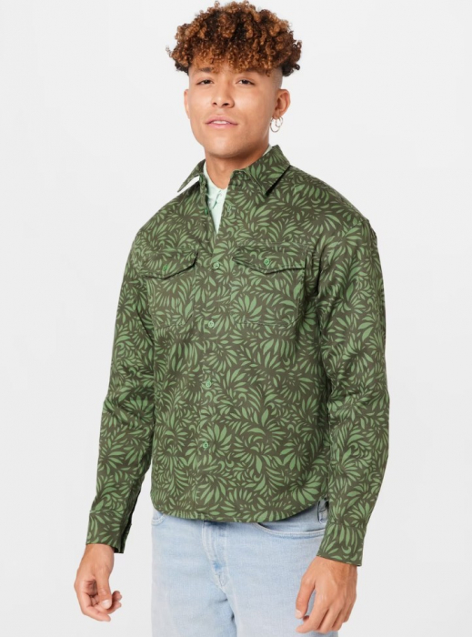 Camasa Gino Verde Print Tropical [1]