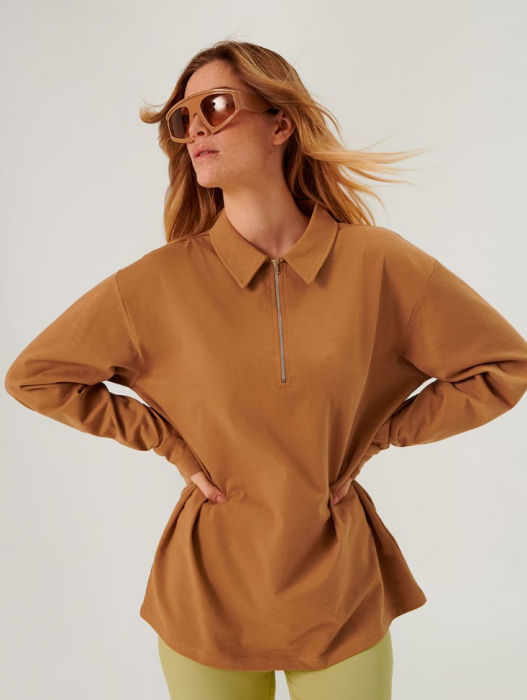 Hanorac Unisex Taha Polo Caramel [3]