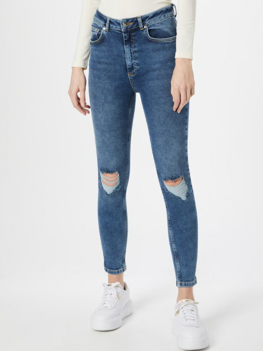 Jeans skinny cu rupturi NÚ-IN [2]