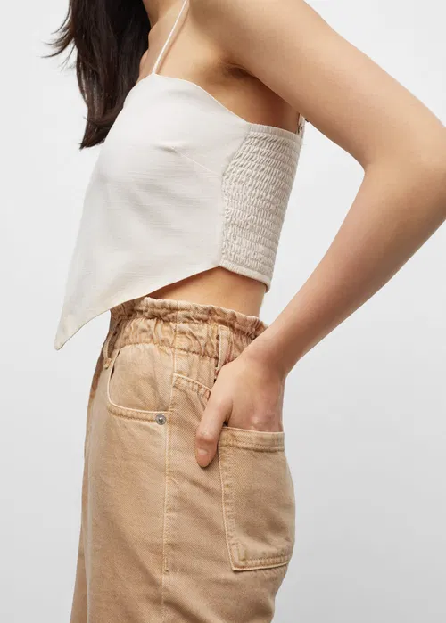 Jeans Mango copii bej [4]