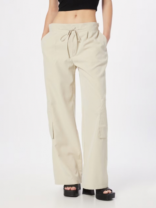 Cargo Pants Crem cu Buzunare [2]