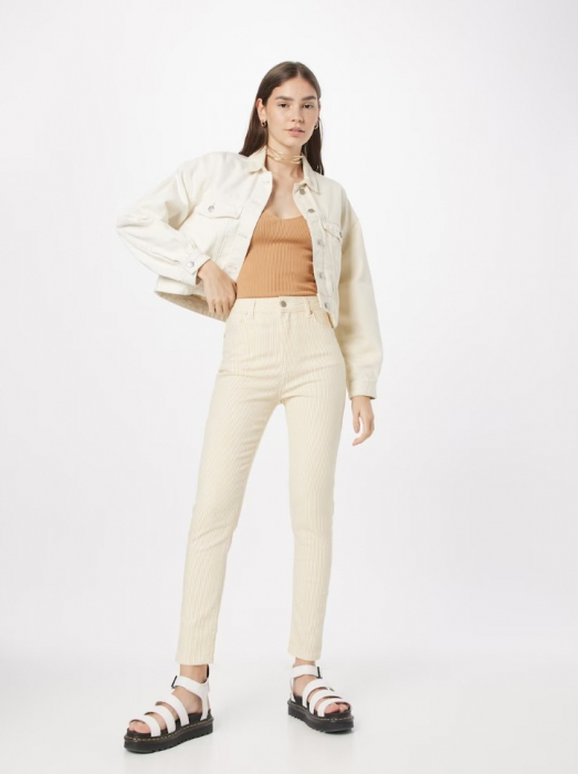 Pantaloni crem skinny Matthea [4]