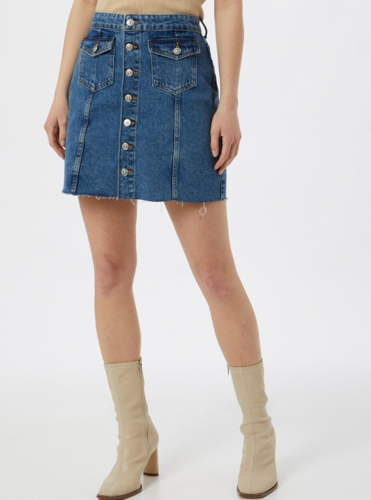 Fustă din denim Laguna albastră [2]