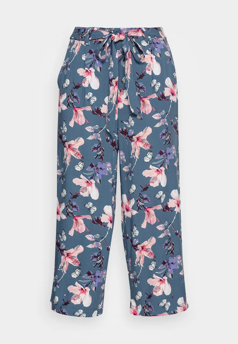 Pantaloni Damă Only Albaștri cu Imprimeu Floral [4]