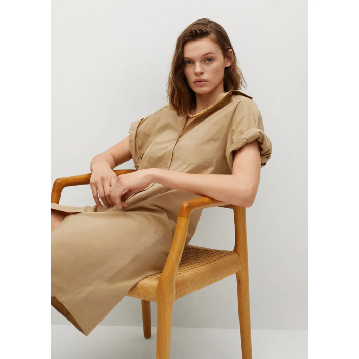 Rochie Cămașă Mango [4]