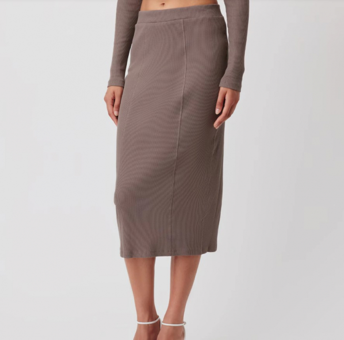Fustă Midi Rosalia Taupe [2]