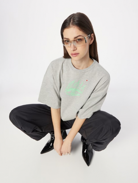 Tricou Oversized Gri Selin [5]