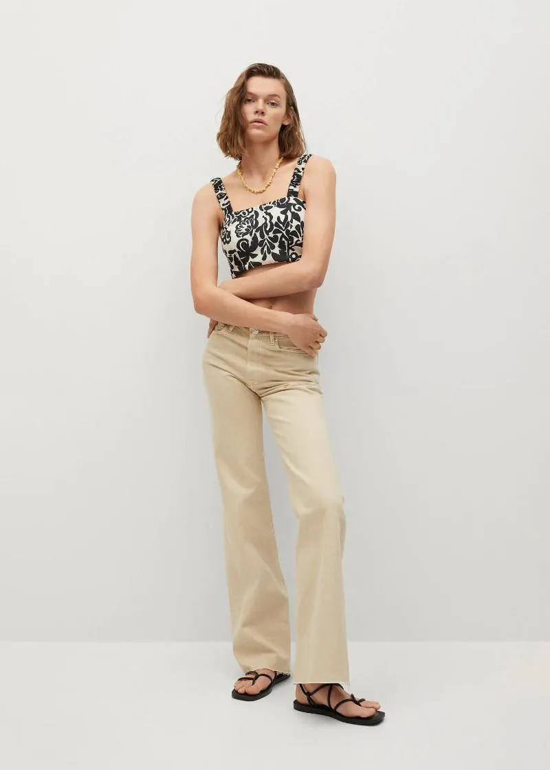 Top scurt Mango off-white [3]