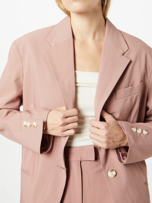 Sacou oversized roz [4]