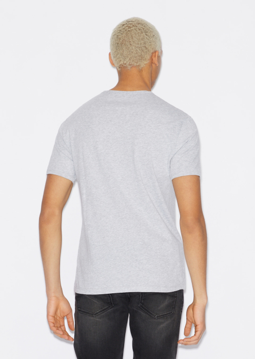 Tricou bărbați Armani Exchange bumbac gri [3]