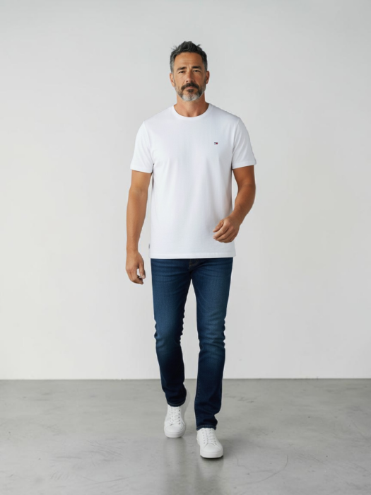 Tricou Tommy Hilfiger alb [2]