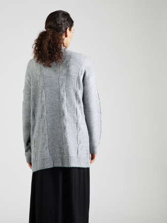 Cardigan gri tricotat [4]