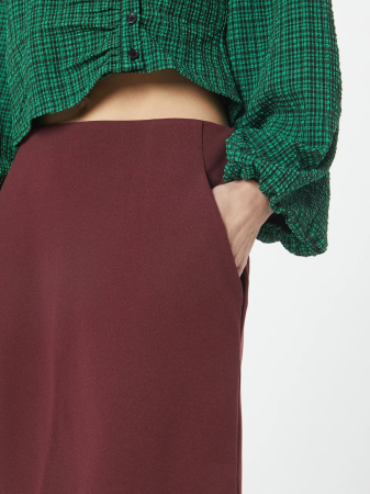 Fustă mini burgundy [3]