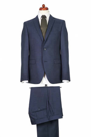 Costume - Costum albastru lana - reducere