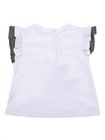 CHICCO - Tricou fetiță Chicco alb