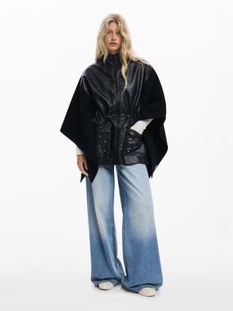 Poncho oversized Desigual [1]