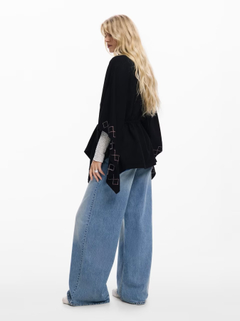 Poncho oversized Desigual [2]