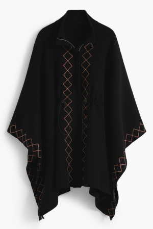 Jachete și sacouri - Poncho oversized Desigual