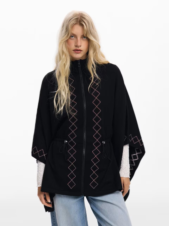 Poncho oversized Desigual [1]