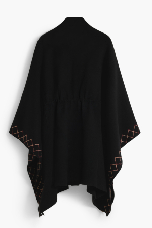 Poncho oversized Desigual [5]