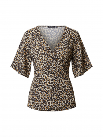 Branduri - Bluză leopard cu decolteu