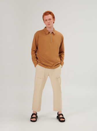 Hanorac Unisex Taha Polo Caramel [4]