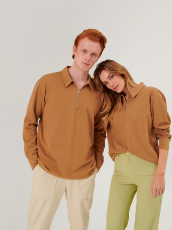 Hanorace - Hanorac Unisex Taha Polo Caramel