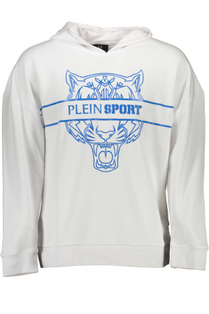 PLEIN SPORT - Hanorac Alb Plein Sport