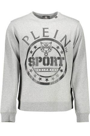PLEIN SPORT - Hanorac gri Plein Sport cu logo