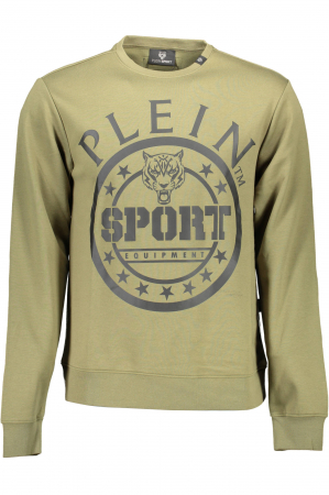 PLEIN SPORT - Hanorac verde Plein Sport