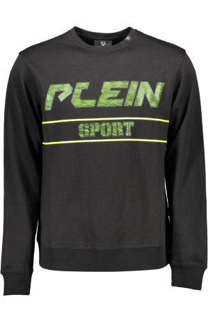 PLEIN SPORT - Hanorac negru Plein Sport