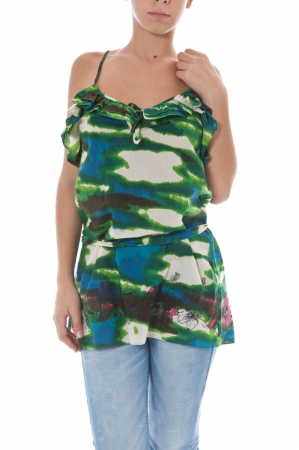 JOHN GALLIANO - Top verde John Galliano – pret redus